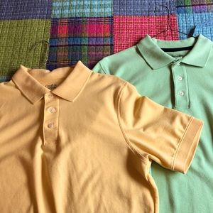 CROFT & BARROW Two men's polo shirts medium M.